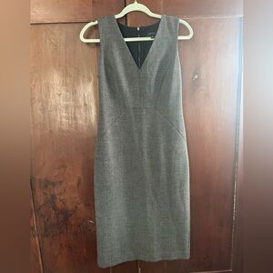 Ann Taylor Charcoal Classy Midi Dress